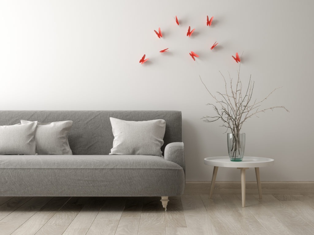 part of modern interior design 3d rendering M8N6E4H